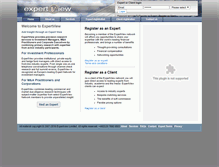 Tablet Screenshot of expertview.com
